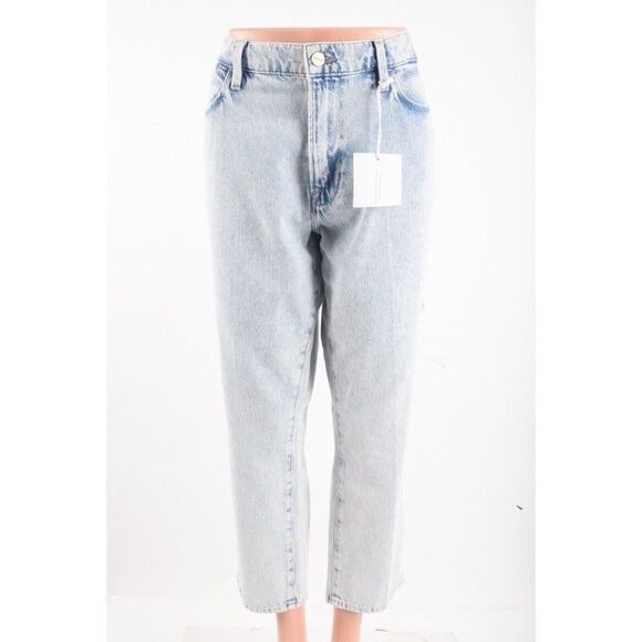 Frame Womens Le High Straight Jeans High Rise Light Wash Whisper US 30 NWT - Picture 1 of 7